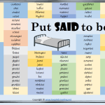 better words for said vocabulary worksheets